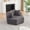Grey, variant on YWEN 54-inch Hexagonal Chenille Lounge Chair with Spring Coils & 3 Pillows, Modular Single Seater Sofa for Living Room, Apartment, Home Office, Compressed Shipping