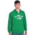 thumbnail image 5 of How Cut Carbs Cutter Foodie Pizza Zip Up Hoodie Men's Women's Brisco Brands 4X, 5 of 6