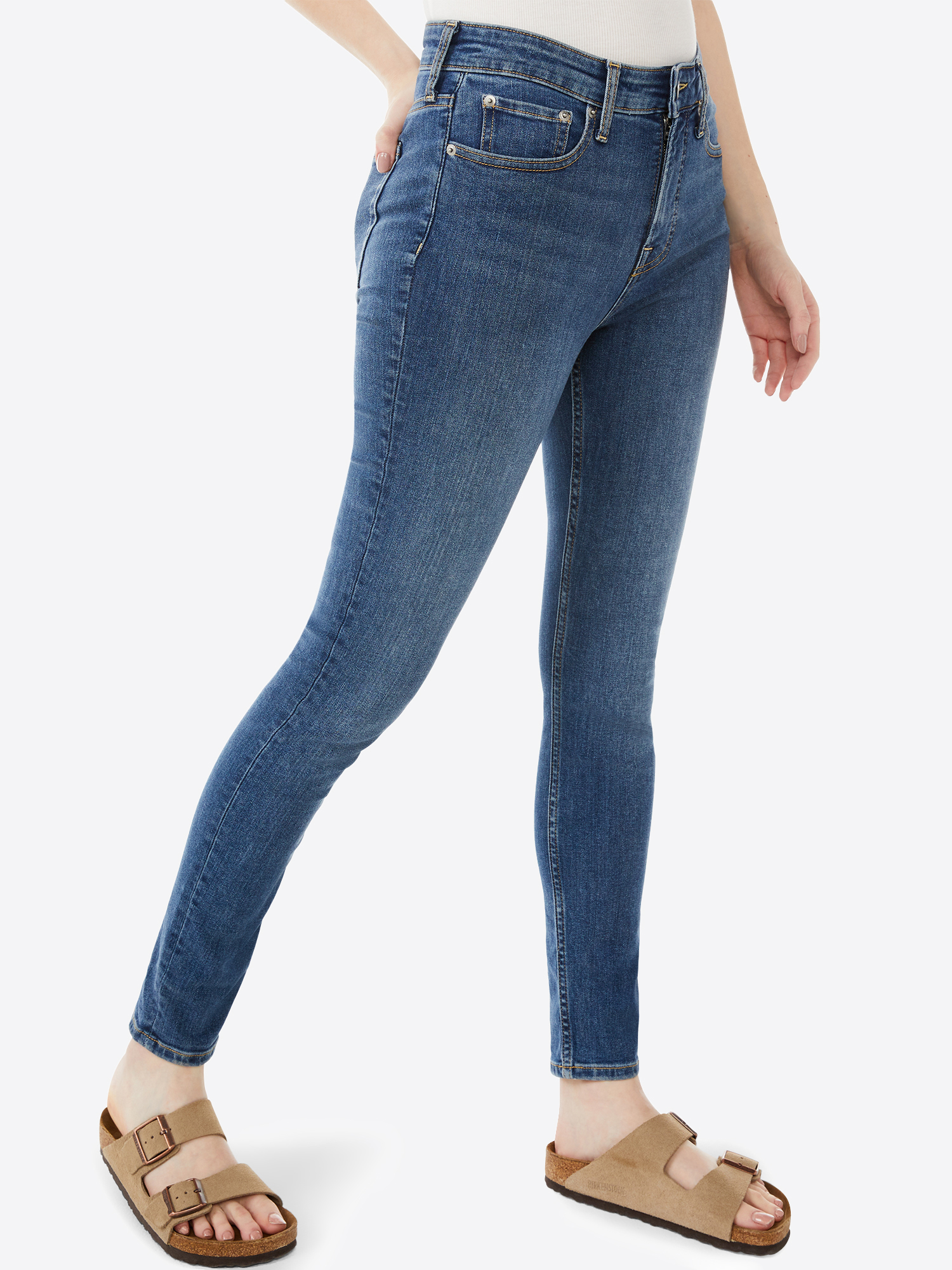 Free Assembly Women's Essential High Rise Skinny Jeans - image 4 of 8