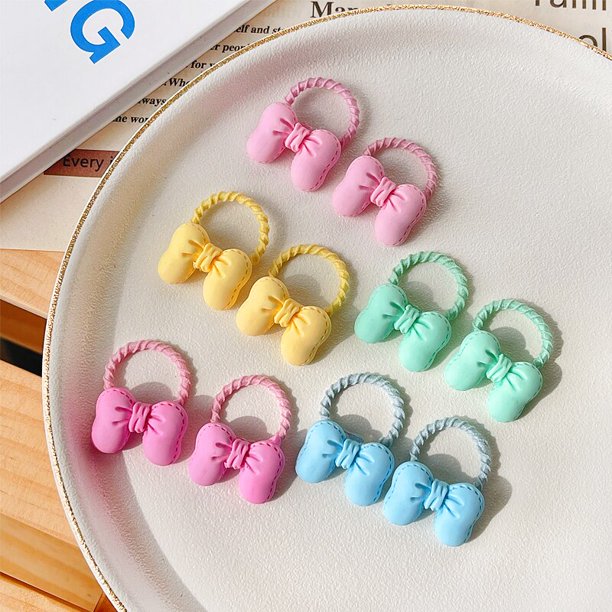 2/10/20 uds/set niñas lindas flores de dibujos animados arco Scrunchies bandas de goma niños bandas elásticas para el cabello accesorios para el cabello para niños Tan Jianjun unisex