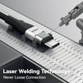 thumbnail image 4 of Extra Long USB C to USB C Cable 15FT 100W, USB C Charger Cable Fast Charging Cord Braided, Type C Cable for  17 16 15/15Plus/15Pro/Max,  Pro/Air,  Pro/Air/Mini,,Pixel,Laptop, 4 of 9