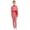 Red, variant on Aislor Kids Girls Christmas Candy Cane Striped Jumpsuit Dance Unitard Stage Performance Red 16