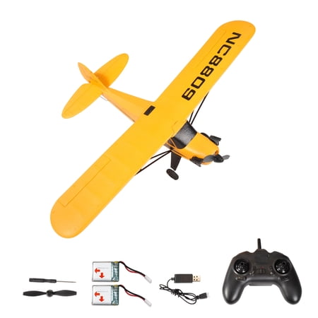 moobody Remote Control Airplane 3D/6G Remote Control Plane 2.4GHz Gliding Aircraft Flight Toys for Adults Kids Boys 2 Battery