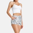 thumbnail image 5 of hotojiny Women's Sparkly Hot Short Pants Summer Trendy Dance Party Shorts Clubwear Casual Elastic Waist Shorts, 5 of 6