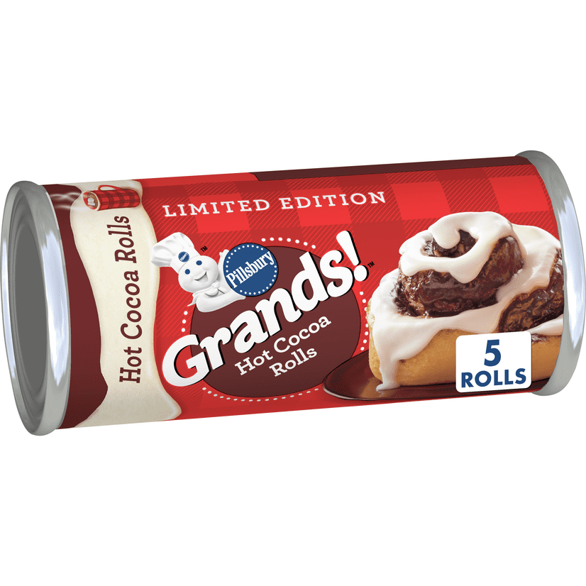Pillsbury Grands! Hot Cocoa Rolls with Marshmallow Icing 5 Count