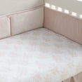 thumbnail image 2 of Levtex Baby - Heritage Crib Fitted Sheet - Fits Standard Crib and Toddler Mattress - Floral - Blush and White - Nursery Accessories - 100% Cotton, 2 of 3