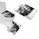 thumbnail image 1 of ABPHQTO Miedo al mapache Juego de alfombras de baño de 3 piezas Alfombra de baño Alfombra de contorno y tapa de inodoro ABPHQTO Cont-CHAPPLE-30366, 1 of 2