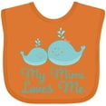 thumbnail image 3 of Inktastic My Mimi Loves Me Boys or Girls Baby Bib, 3 of 4