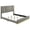 Grey, variant on Ines 52-inch Fabric Upholstered Eastern King Panel Bed Grey