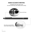 thumbnail image 4 of Stylus Pen For Phone 2in1 Capacitive Pen Touch Pen Tablet Surface Pen For Drawing Screen Stylus For Laptop Black, 4 of 6