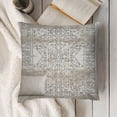 thumbnail image 3 of YINGXI Throw Pillow Covers Beige White Decorative Pillow Covers for Couch, Style Pillow Case for Couch Sofa Bed 18x18in, 3 of 5