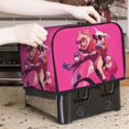 thumbnail image 2 of Toaster Covers 2 Slice, Cool French Bulldog No.149 Waterproof Bread Machine Cover Fits for Standard 2 Slice Toasters, Home Decor Toaster Protection with Hanging Rope, 2 of 7