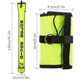 thumbnail image 4 of 3.9ft Scuba Diving Surface Marker Buoy with 49.2ft Alloy Finger Spool Clip Inflatable Safety Tube Signal Tube, 4 of 8