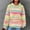 #6 Pink, variant on Byworldtasic Women's Waffle Knit HoodieWomen's Stripe Color Block Pullover Sweatshirt Plus Size Drawstring Hooded Sweatshirts Casual Long Sleeve Loose Fit Hoodies