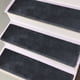 thumbnail image 5 of Fiudx Tapete Antideslizante para Escaleras, Poliéster Duradero, Textura Suave para Pies Descalzos, Lavable, Reducción de Ruido, Fácil de Instalar, Apto para La Mayoría de Escaleras Interiores, Tamaño, 5 of 6