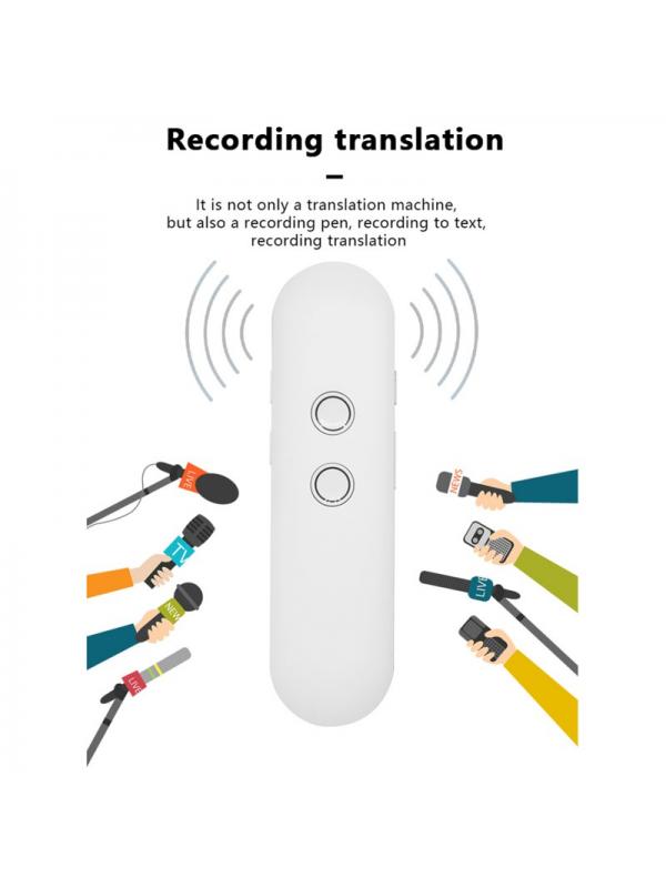 Bluetooth 5.0 Smart Translator Portable Intelligent Translator with 42 Language Instant Voice Pocket Device for Learning Travelling Business - image 3 of 11