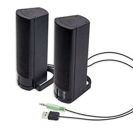 Syba USB Powered Desktop Monitor Stereo Speaker Sound