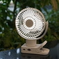 thumbnail image 5 of Breezie Portable Fan With LED Light & 8,000mAh Power Bank (Gray), 5 of 7
