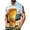 Sky Blue, variant on Men's Polo Shirts Short Sleeve Golf T Shirt Festival Theme Print Collar Polo Shirt Top