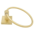 thumbnail image 4 of Vienna Towel Ring, Satin Brass by Stone Harbor Hardware, 4 of 4