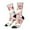 2 Black-2, variant on Lilies Flowers Print Adult Socks for Men & Women,Calf Socks, Ankle Socks,Boots Socks,Breathable Casual Sock,Unisex Crew Socks