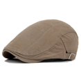 thumbnail image 4 of Gorro de hiedra informal retro para hombre, gorra plana para verano, invierno, golf, vendedor de periódicos, conducción, taxista, 4 of 5