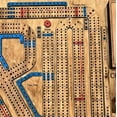 thumbnail image 2 of Cribbage Wars Board Game, Cribbage Wars, Cribbage War Game, Cribbage Boards Unique, Built-in Storage Compartment for Cribbage Pegs, 2024 New Wooden Cribbage Board Game Set for Adults & Kids, 2 of 6