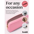 thumbnail image 4 of Estuche de maquillaje Embla, bolsa de viaje para cosméticos y neceser, color rosa, 4 of 6