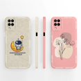 thumbnail image 2 of For Samsung A12 M12 F12 Case Aesthetic Full Protection Anti Slip Soft Liquid Silicone Bumper For Galaxy A M F 12 Back Cover Gift, 2 of 5