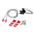 thumbnail image 1 of Conjunto de Cadena de Remolque con Grillete de Gancho de Remolque de Metal RC para SCX10, 1 of 9
