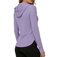 thumbnail image 5 of Shihyeh Women's UPF 50+ Lightweight Athletic Jacket Sun Protection Full Zip Long Sleeve Shirts Hiking Outdoor Pockets, 5 of 9