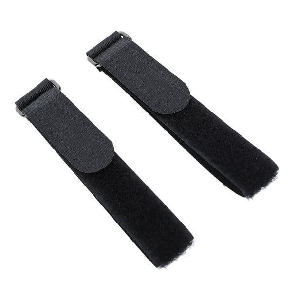 Correas Cinchas Reutilizables, Gancho Profesional Ligero de Nylon y Tiras de Bucle de Bucle Straps Black Strong Con Hebillas de Metal para acampar para viajar