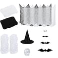 thumbnail image 1 of Outdoor Halloween Party Decoration Scene Props 44pcs, 1 of 7