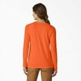 thumbnail image 2 of Dickies Women's Cooling Long Sleeve Pocket T-Shirt, Bright Orange, XS, 2 of 5