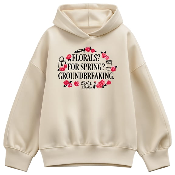 The Devil Wears Prada - Florals For Spring - Women's Oversized Fleece Hoodie Sweatshirt