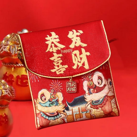Tachiuwa Chinese New Year Red Envelope 2025 Snake Year Blessing Gift for Boys Girls Greeting Card Envelope Hong Bao Lucky Money Pocket Be Prosperous