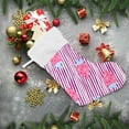 thumbnail image 3 of SKYSONIC Strawberry Christmas Stocking Personalized Large Candy Stocking Hanging Gift Xmas Stockings Decoration for Family Holiday Party Ornaments Decor Fireplace, 3 of 7