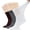 Dark Brown/Melange Grey/White, variant on Men's Cotton Diabetic Ankle Socks, Wide, Loose and Stretchy, Seamless Toe & Non Binding Top, Semi Cushion, 3 Pairs, Melange Grey, Shoe Size: 8-11