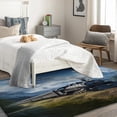 thumbnail image 4 of Steam Train Area Rug - 4x5 Rug - Steam Engine Rug - Retro Locomotive Area Rug - Kids Boys Rugs - Vintage Train Carpet, 4 of 7