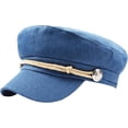 thumbnail image 3 of CoCopeaunts Solid Color Newsboy Cap Winter Beret Hats for Women Cotton Flat Peaked Cap Women Painter Beret Hat, 3 of 7