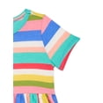thumbnail image 3 of Wonder Nation Baby and Toddler Girls Play Dress with Short Sleeves, Sizes 0/3M-5T, 3 of 4