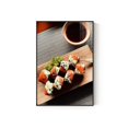 thumbnail image 3 of Pintura en lienzo de comida japonesa, bolas de pulpo, salmón y sushi, imágenes en alta definición, carteles e impresiones para la decoración de la pared del comedor Izakaya, 3 of 5