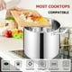 thumbnail image 3 of 10 Quart Pot with Lid, 10 QT Stainless Triply Steel Stockpot, for All Stoves, 3 of 5