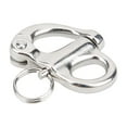 thumbnail image 2 of Climbing Snap Hook,Mountaineering Rock Climbing Shackle Stainless Steel Snap Hook Fixed Snap Hook Precision Engineered, 2 of 8