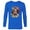 Navy, variant on Ant-Man and the Wasp: Quantumania Hero Names & Icon - Long Sleeve T-Shirt for Men - Customized-White