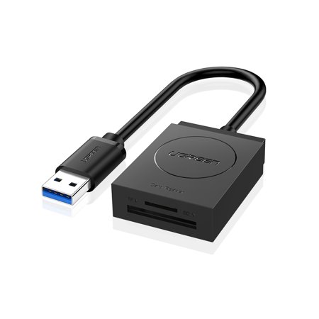 UGREEN SD Card Reader USB 3.0 Dual Slot Flash Memory Card Reader TF