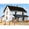thumbnail image 2 of Harper, Ethan 32x25 Black Ornate Wood Framed with Double Matting Museum Art Print Titled - Abandoned Farmhouse I, 2 of 4