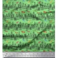 thumbnail image 1 of Soimoi Cotton Voile Fabric Animals,Bird & Tree Modern Style Print Sewing Fabric Yard 42 Inch Wide, 1 of 3