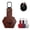 Brown, variant on Adventure Magnetic Hat Clip Premium Leather Hat Holder with Strong Magnet for Travel, Backpacks, & Outdoor Gear Secure Clip for Caps, Sunglasses, Keys Lightweight & Universal Design