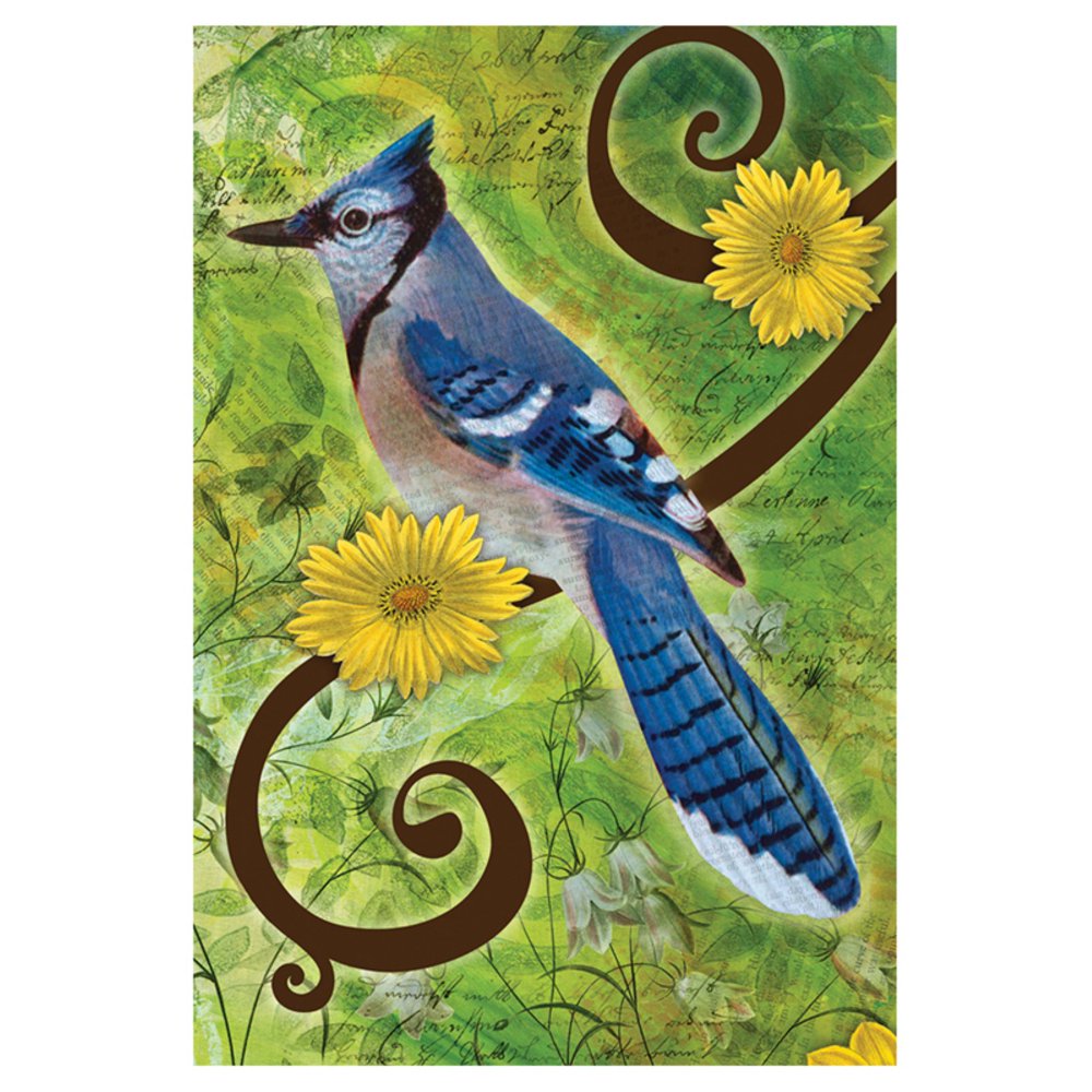 Toland Home Garden Blue Jay Flag
